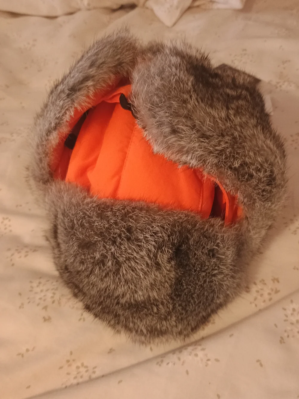 🧢 Comhats Rabbit Fur Trapper/Hunting Hat - Picture 3 of 6